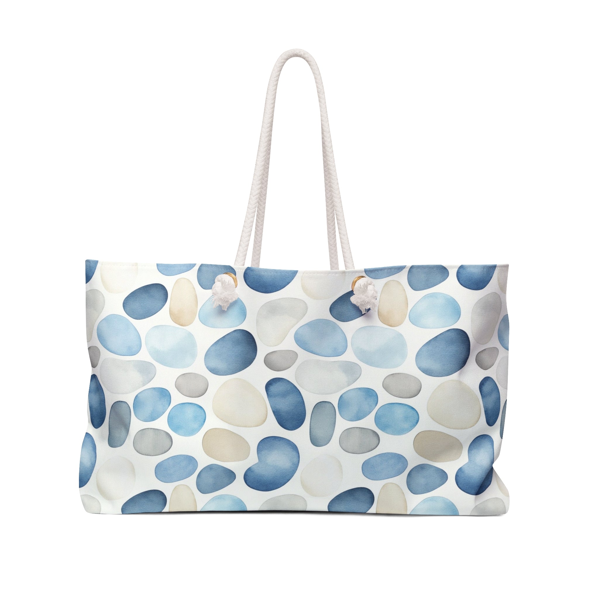Cobblestone Weekender Tote Bag, Beach Bag, Beach Tote, Large tote bag, Vacation Bag, Bridesmaid Gift